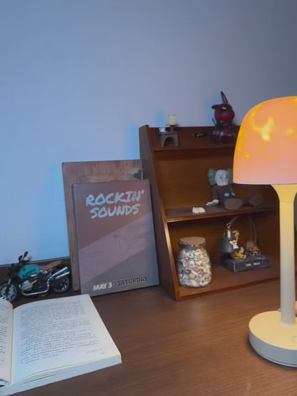 Lampe LED RVB effet Vague – Lumière d'ambiance sans fil rechargeable avec télécommande